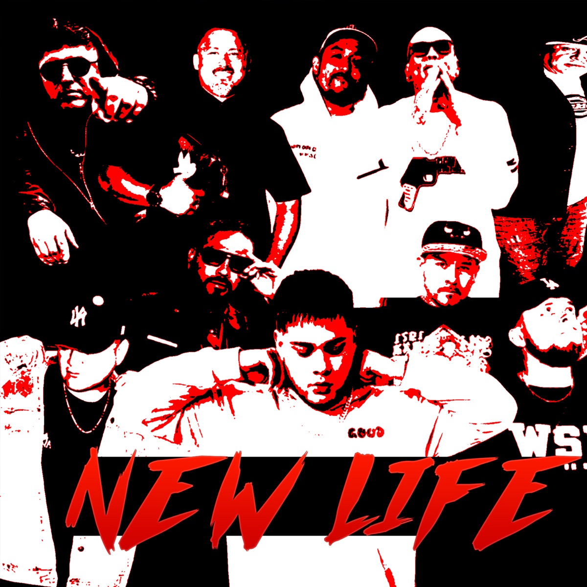 NEW LIFE (feat. MC Raya, ALEX D, WARSHIP, TONY TNT, El Patriota Celestial, Mike Garcia, P-WENZ & MANUEL RH) - EP by Yariel Rose album cover