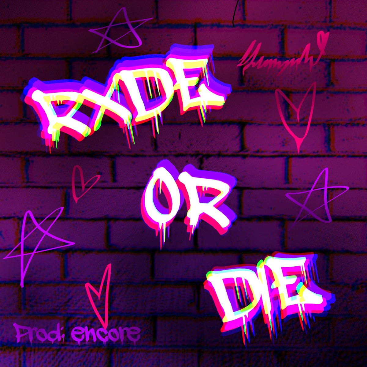 RXDE OR DIE - Single by llumyr4, BLXZVR & Encore album cover