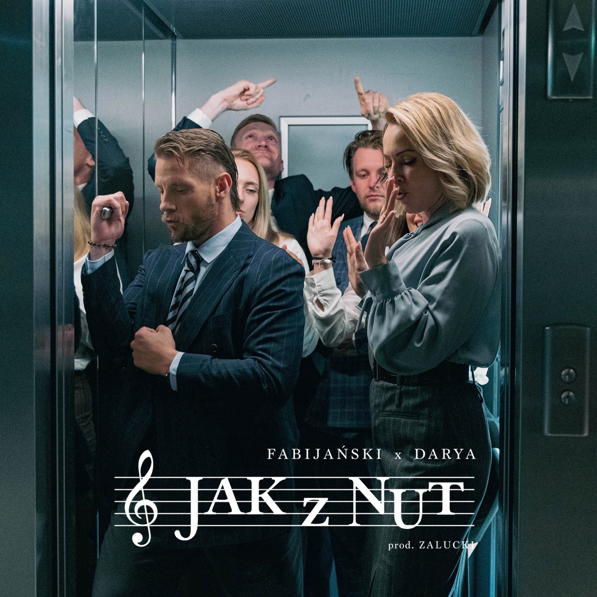 JAK Z NUT - Single by Fabijański, Darya & Zalucki album cover