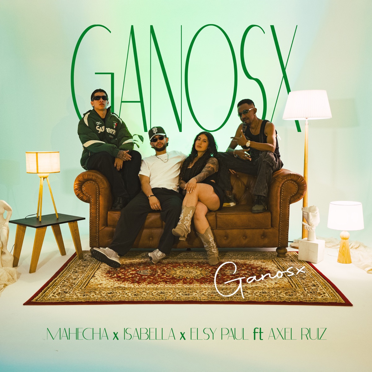 Ganosx (feat. Axel Ruiz) - Single by MAHECHA, IsabeLLa & Elsy Paul album cover