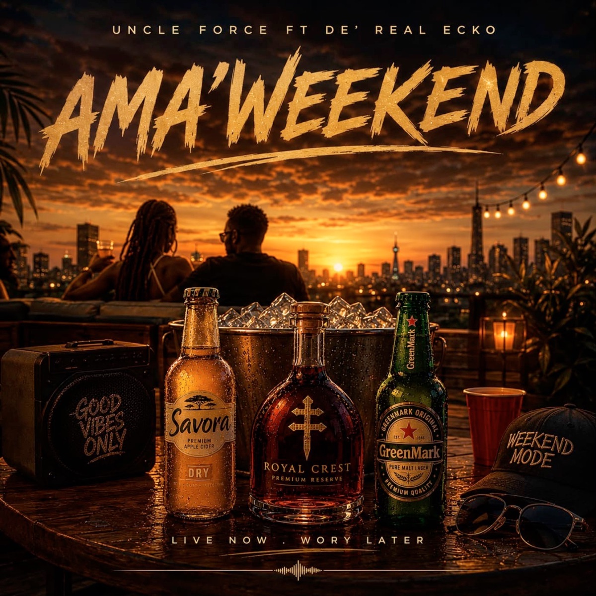 Ama'weekend (feat. De’real Ecko) - Single by Uncle Force album cover