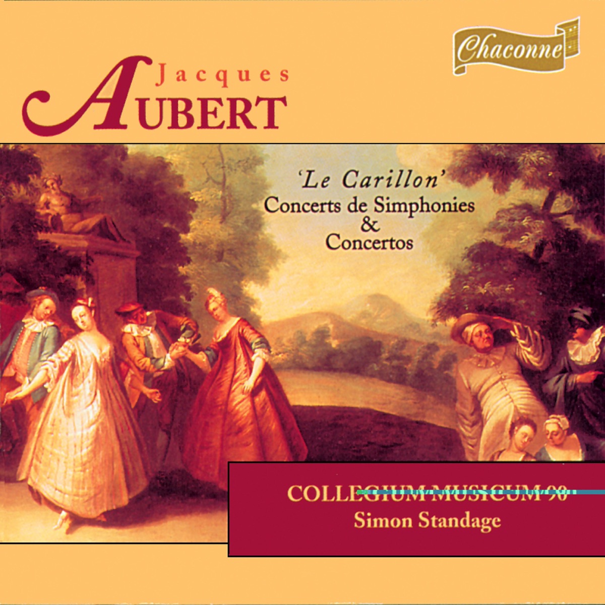 Aubert: Le Carillon by Collegium Musicum 90 & Simon Standage album cover