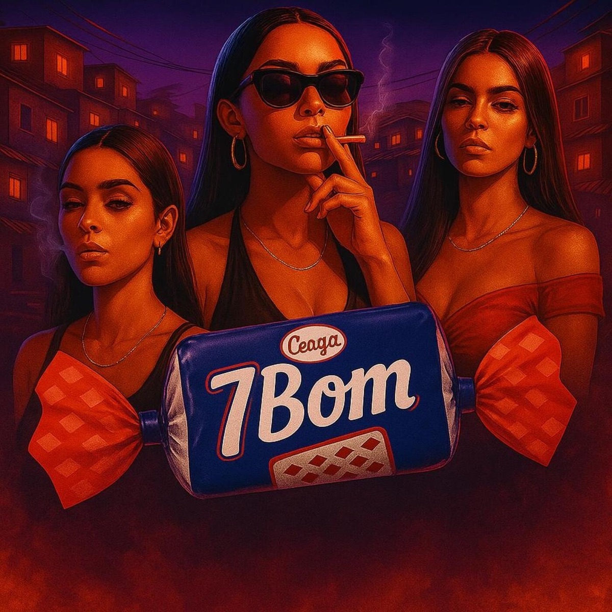 7 BOM - Single by Felipe Sosa, CEAGA & JuggSantos album cover