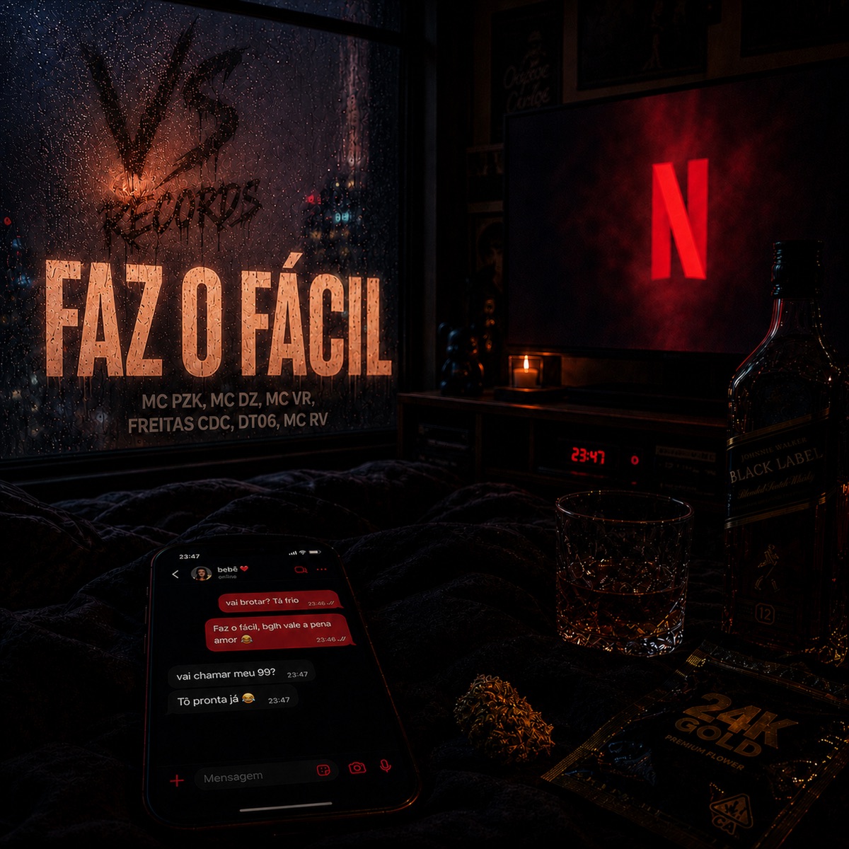 FAZ O FÁCIL (feat. FREITAS CDC, MC RV & Vitto Ribeiro) - Single by DT06, mc pzk, MC DZ & MC VR album cover