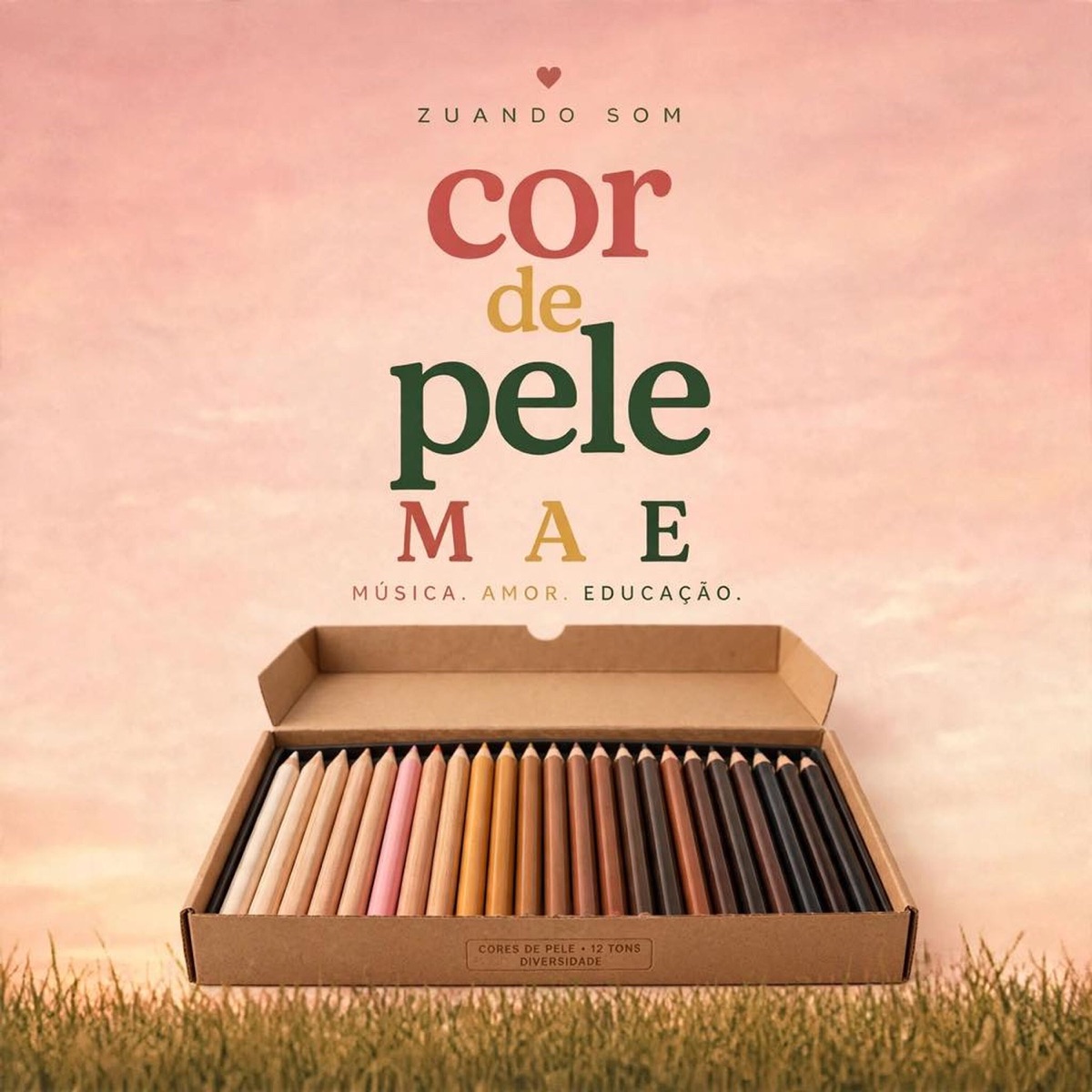 Cor de Pele - Single by Zuando Som album cover