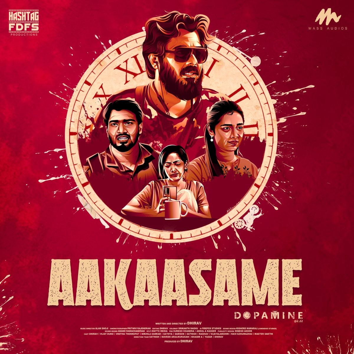 Aakaasame (From "Dopamine") - Single by Alan Shoji, Kapil Kapilan & Dhirav album cover