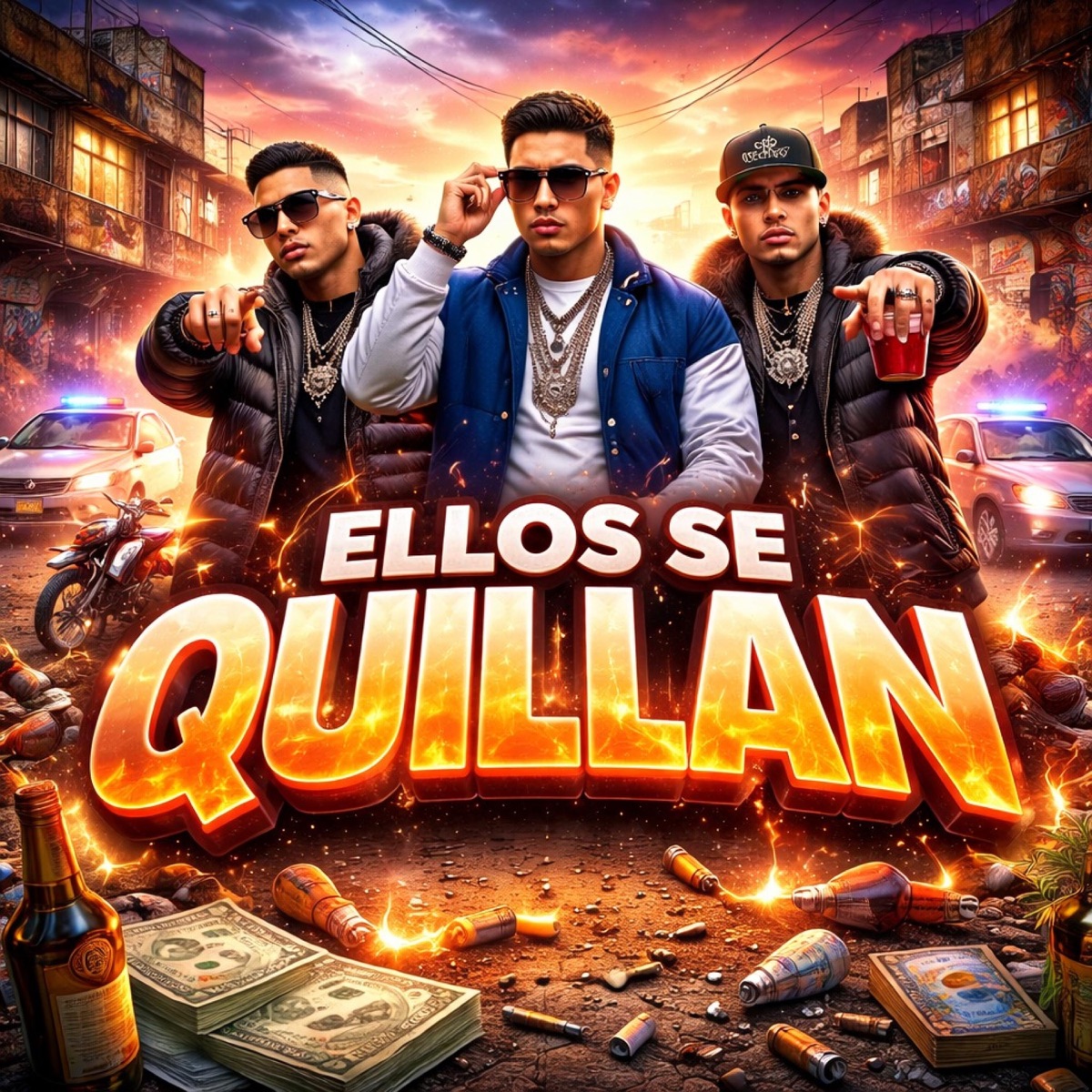 Ellos se quillan - Single by La Chulada Producer album cover