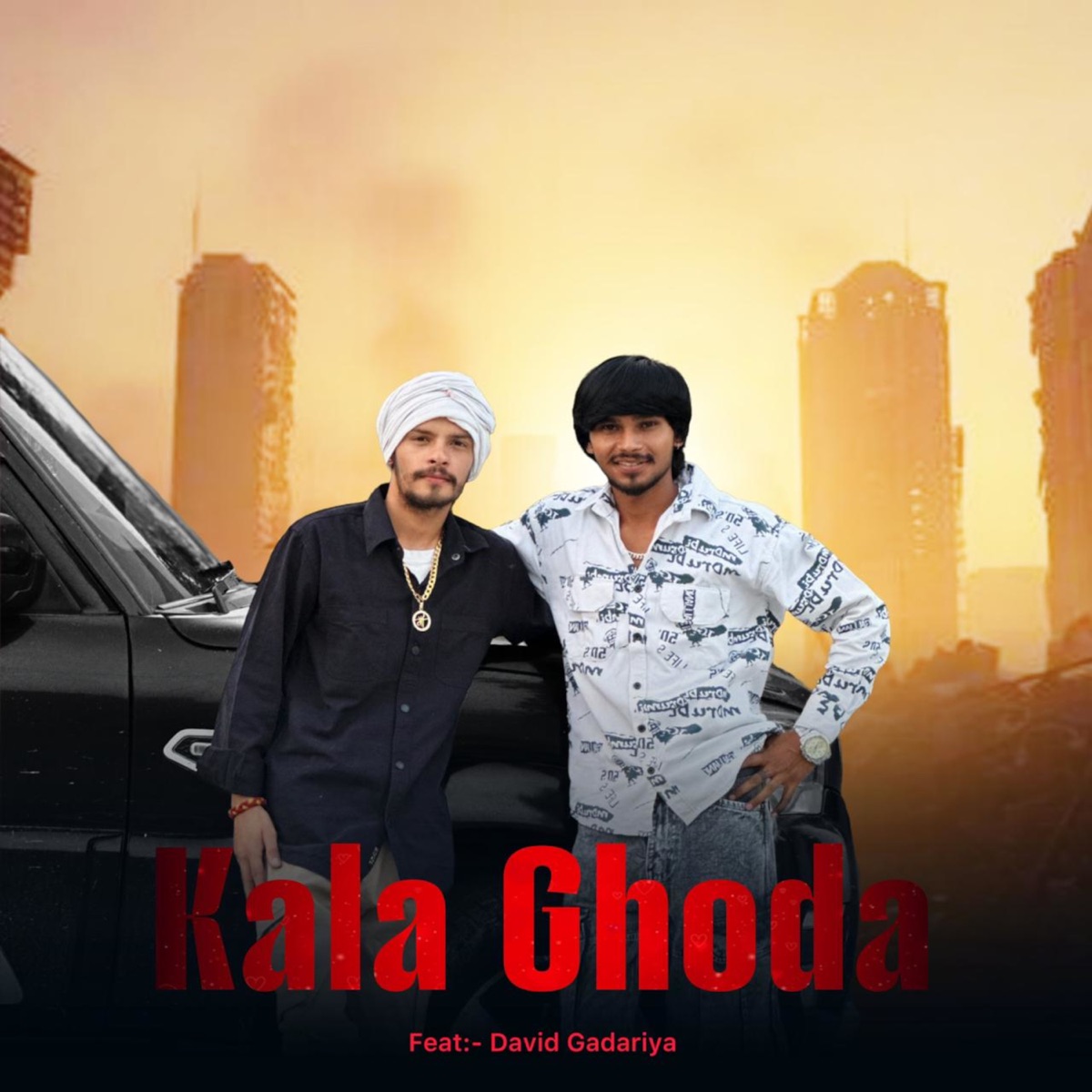 Kala Ghoda (feat. David Gadariya) - Single by Tushar Jaat, Himanshu Nagar Luharli & Gyanendar Sardhana album cover