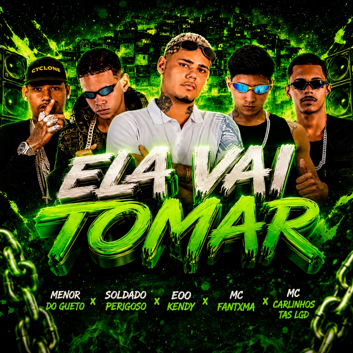 Ela Vai Tomar (feat. Mc Carlinho Tlgd) - Single by Soldado Perigoso, Mc Fantxma & Menor Do Gueto album cover