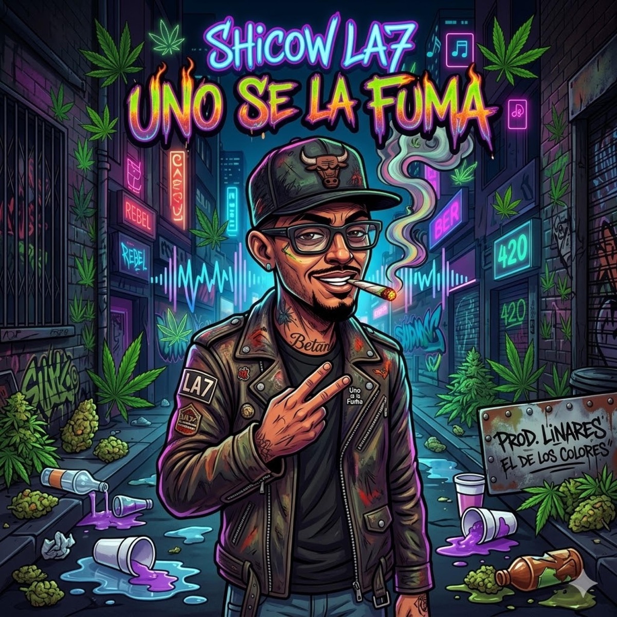 Uno se la fuma - Single by Shicow La7 album cover