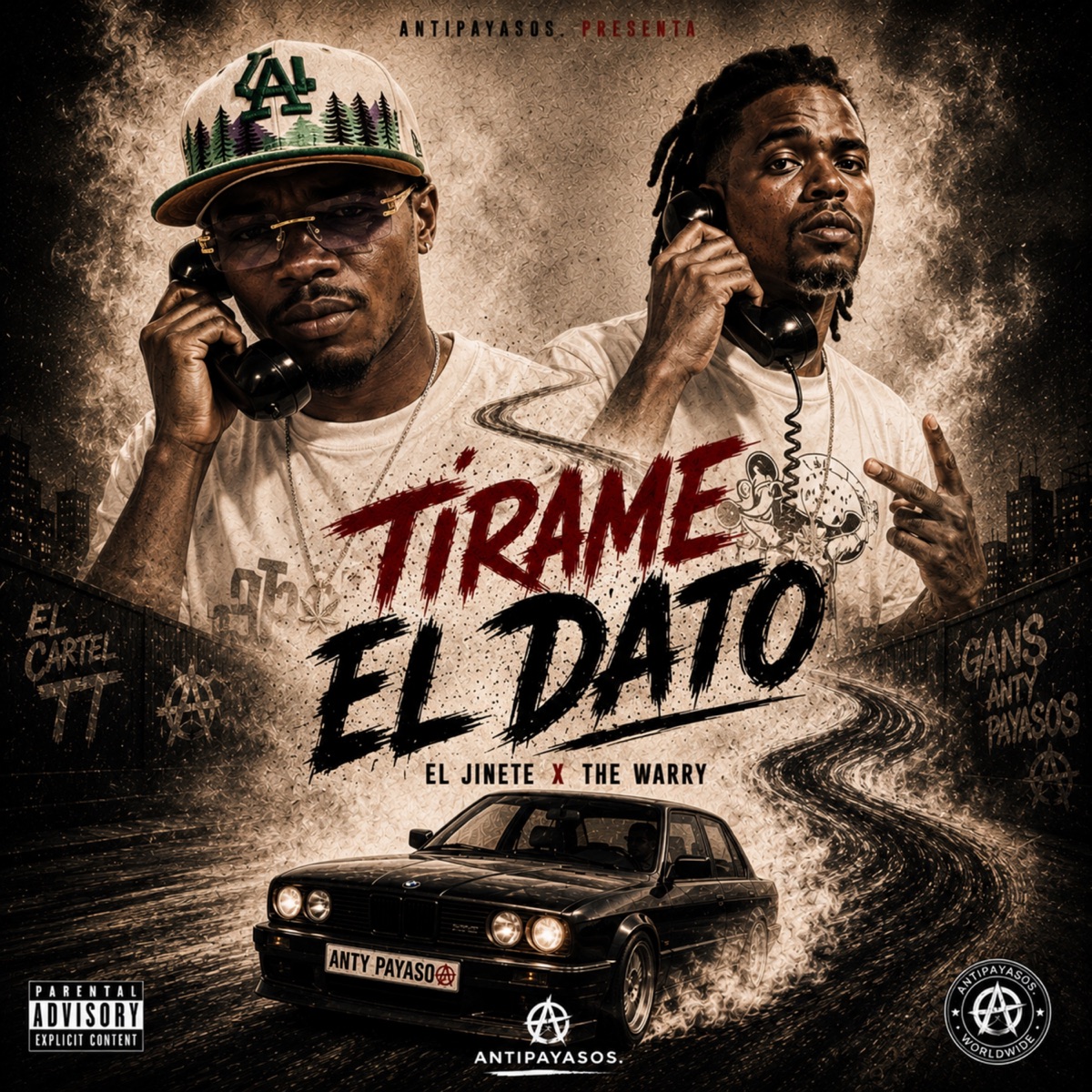 Tírame el dato - Single by El Jinete & The Warry album cover