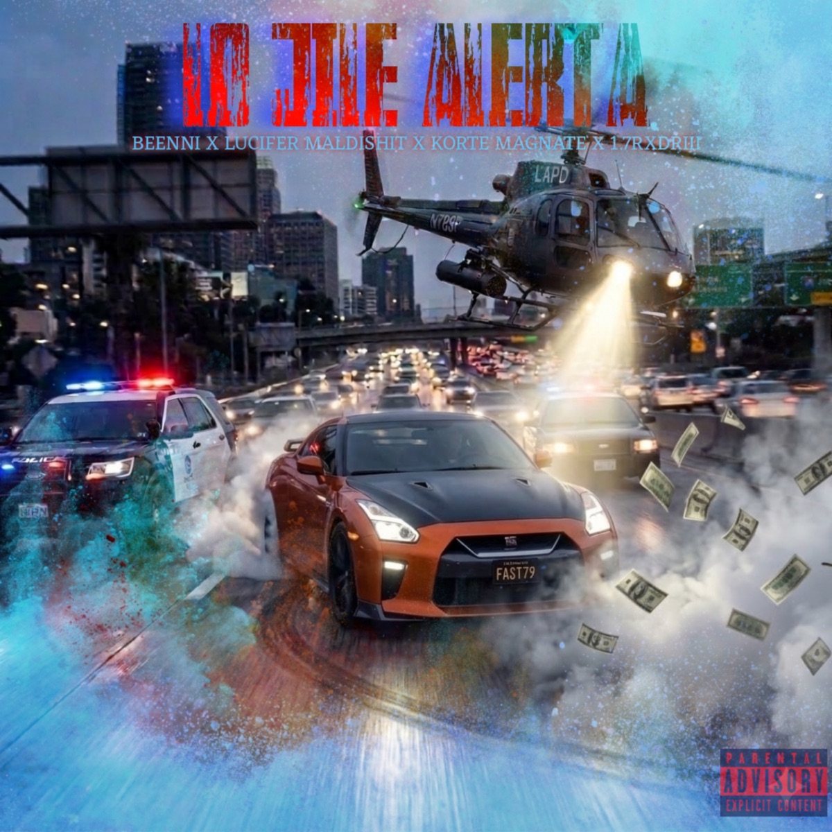 LO JILE ALERTA - Single by Beenni, Lucifer Maldishit, KorteMagnate & 1.7rxdriii album cover