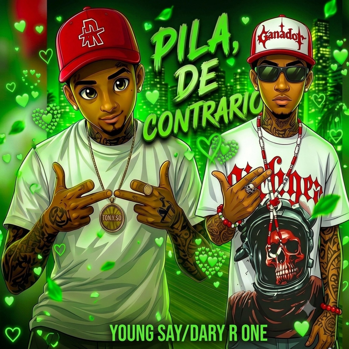 Pila de contrario Rmx (feat. Young Say) - Single by Dary R One album cover