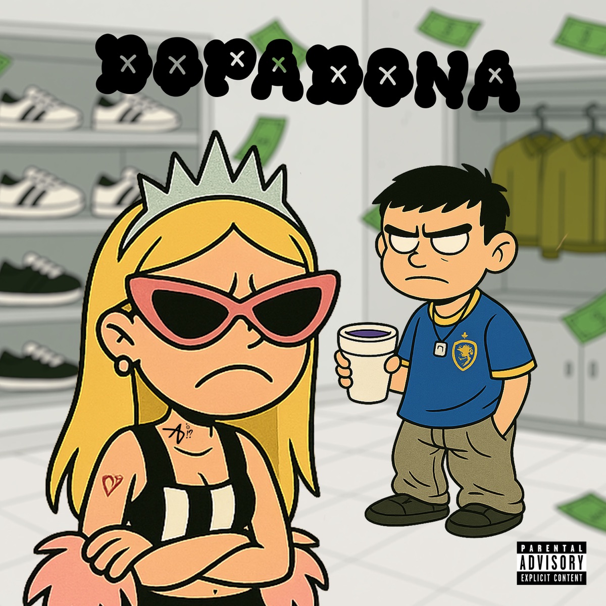 Dopadona - Single by Azam MC, ANONIMA VB & Rafftheraff album cover