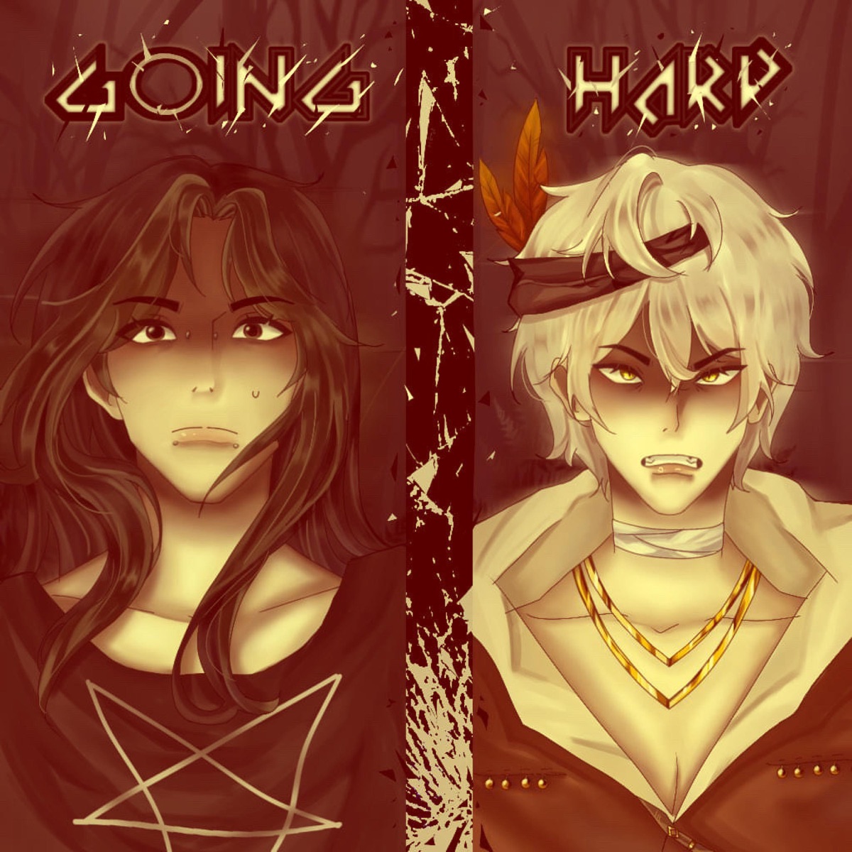 GOING HARD (Alternative Mixes) [feat. de4ler] - Single by Celestial Atrium album cover