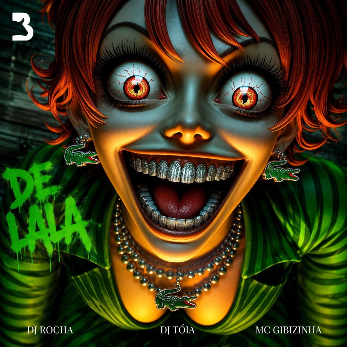 DE LALA - Single by DJ ROCHA, DJ Tóia & MC GIBIZINHA album cover