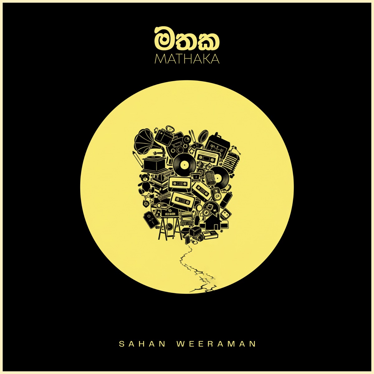 Mathaka by Sahan Weeraman album cover