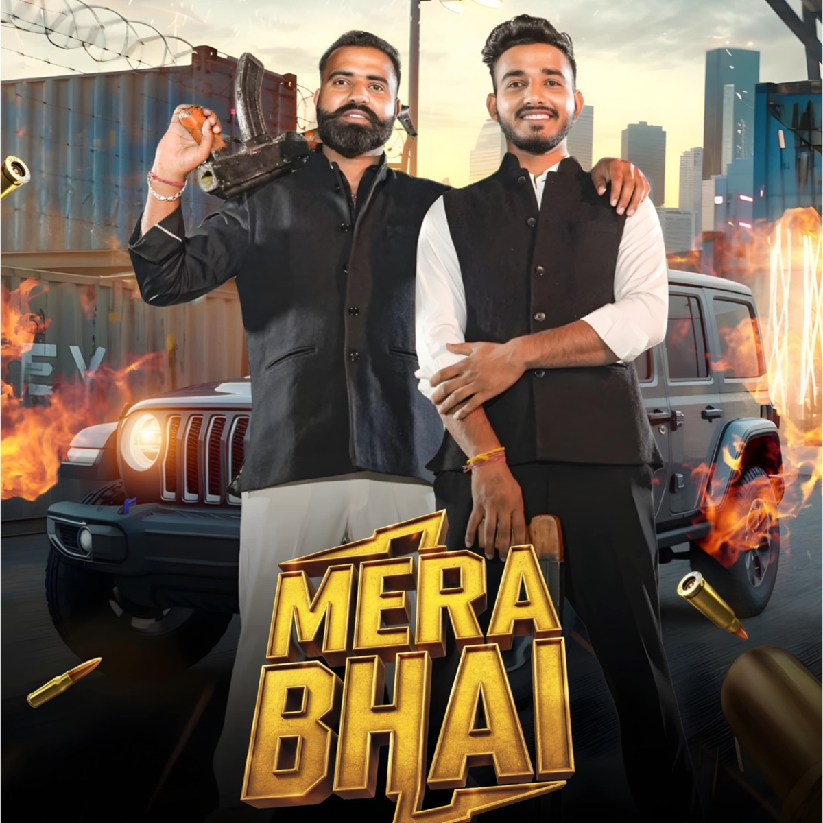 Mera Bhai (feat. Viraaj Chaprana & Janvi Rajput) - Single by Harendra Nagar & Mohit Chaprana album cover