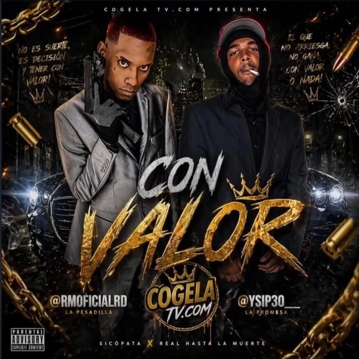 CON VALOR (feat. Ysi p30) - Single by Rm oficial album cover