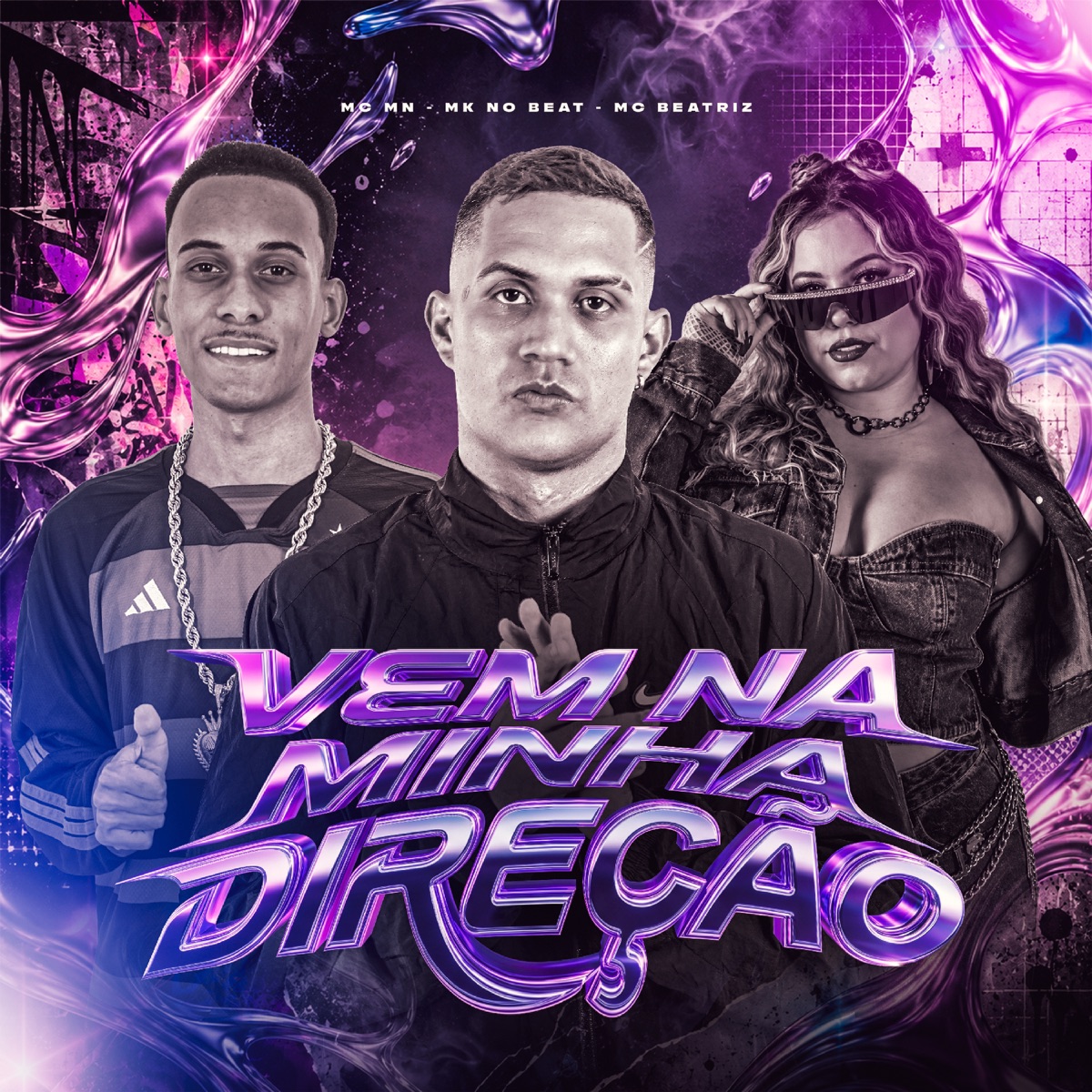 Vem na Minha Direção - Single by MC MN & MC BEATRIZ album cover