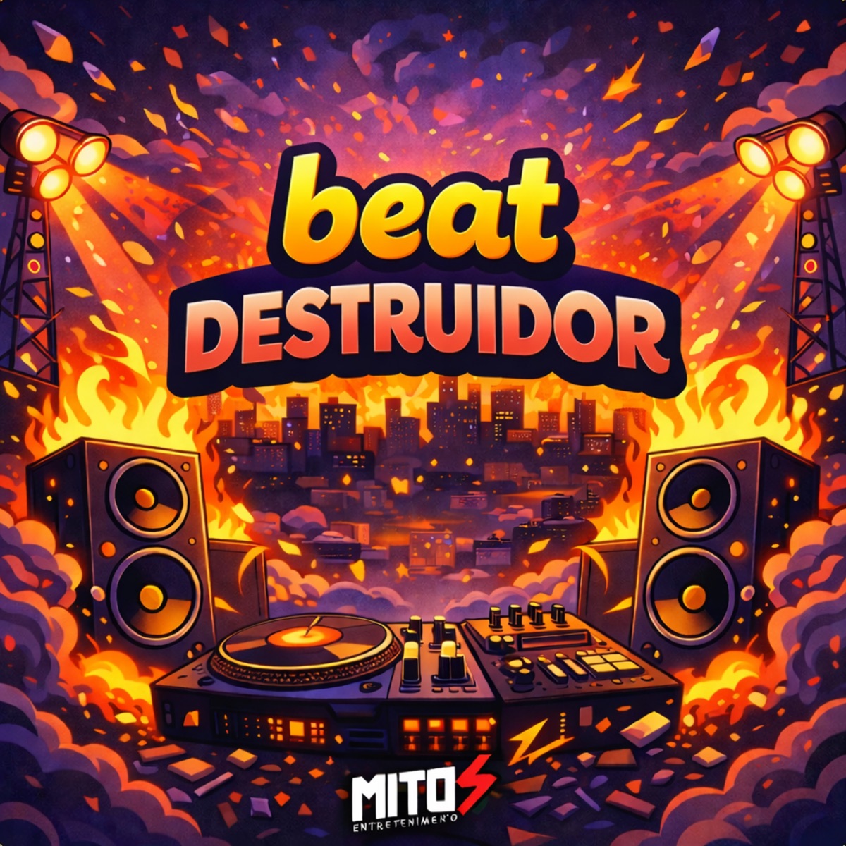 Beat Destruidor (feat. MC VUK VUK) - Single by DJ Thseven7, DJ SILVINHA, DJ DAVI ZS & mc donzela album cover