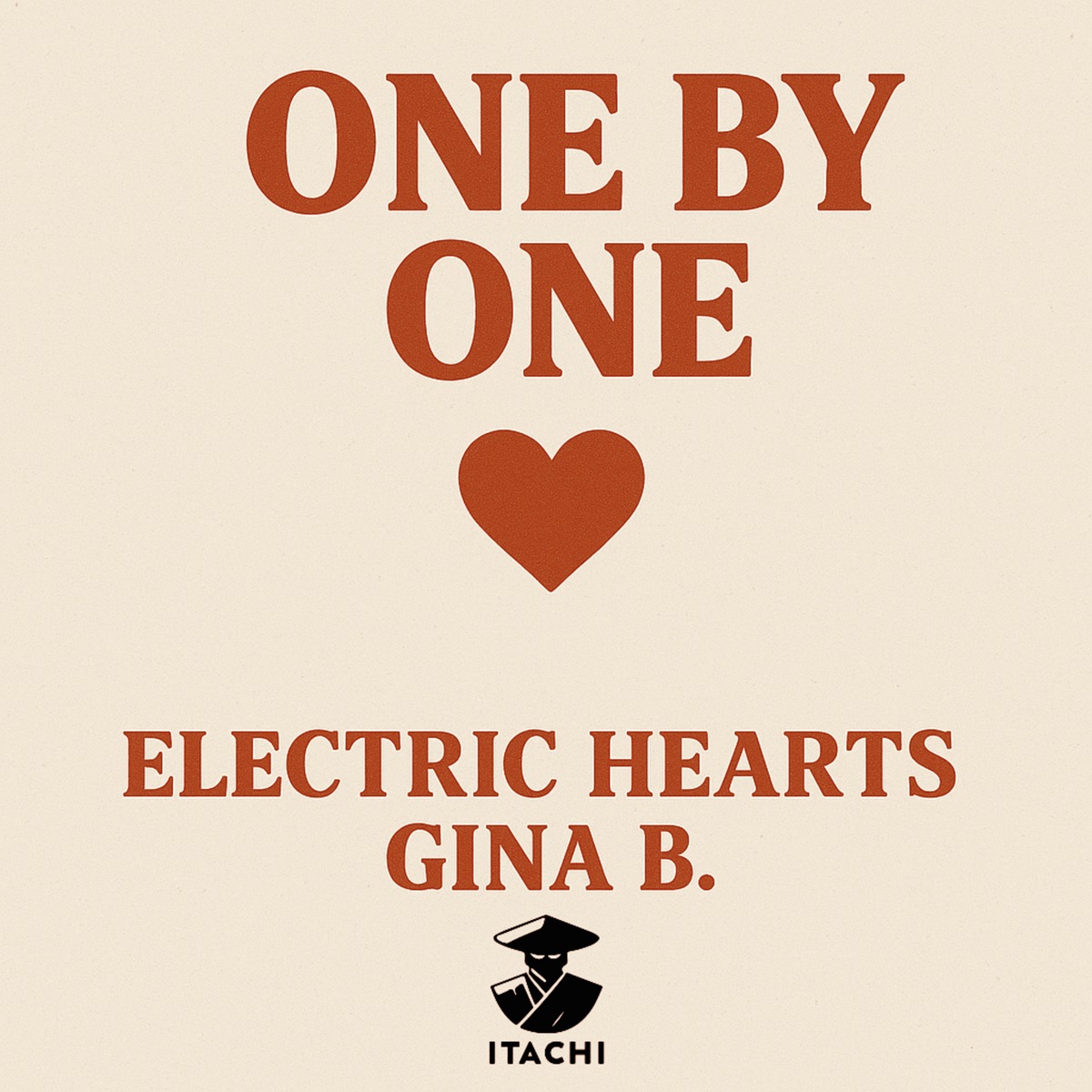 One by One - Single by Electric Hearts & Gina B album cover
