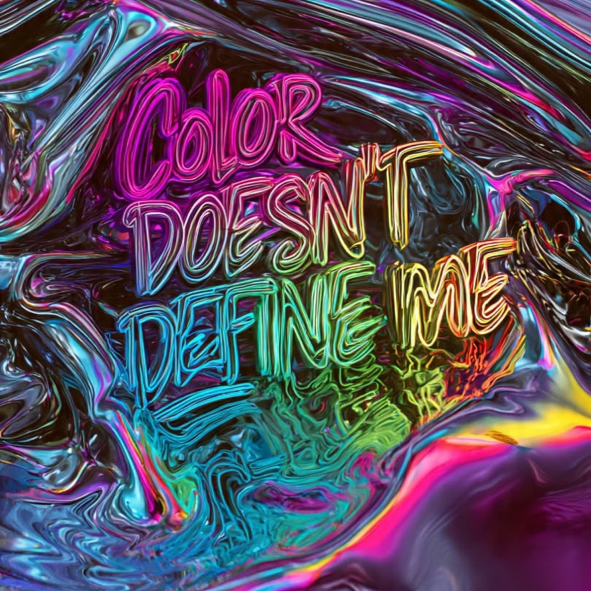 Color doesn't define me - Single by Dj Filipe junio album cover