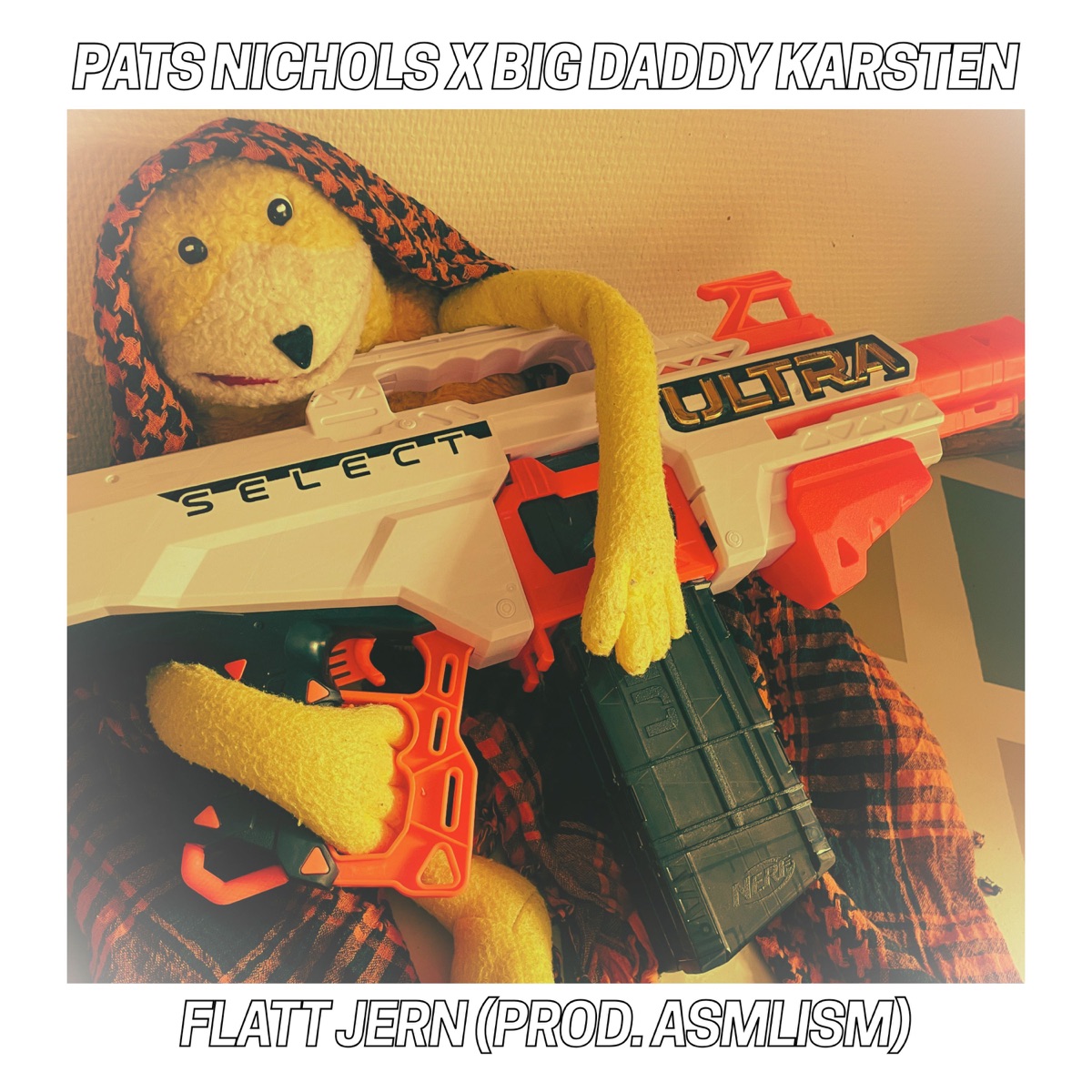 Flatt Jern - EP by Pats Nichols, Big Daddy Karsten & Asmlism album cover