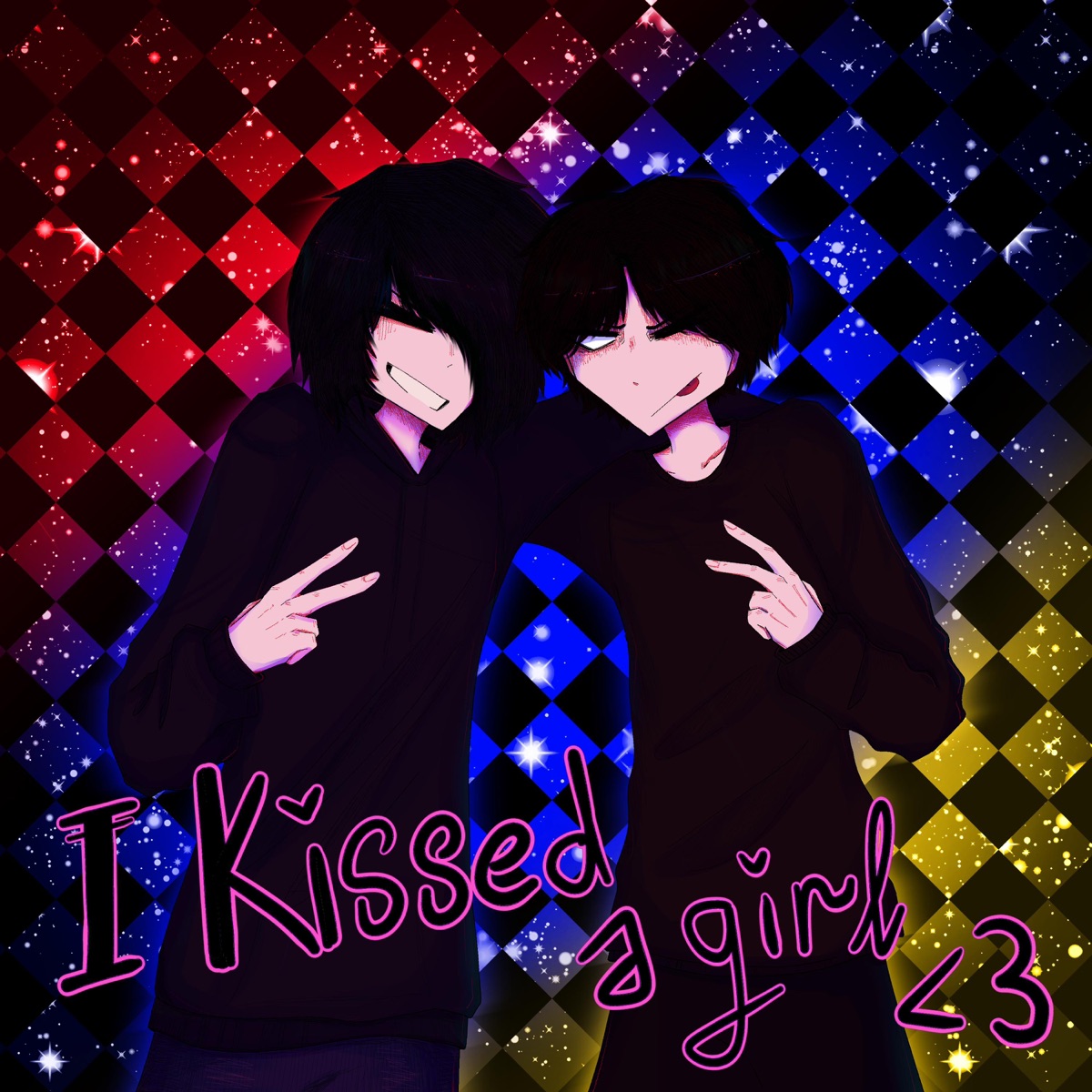 i kissed a girl <3 - Single by offaflat & wasty album cover