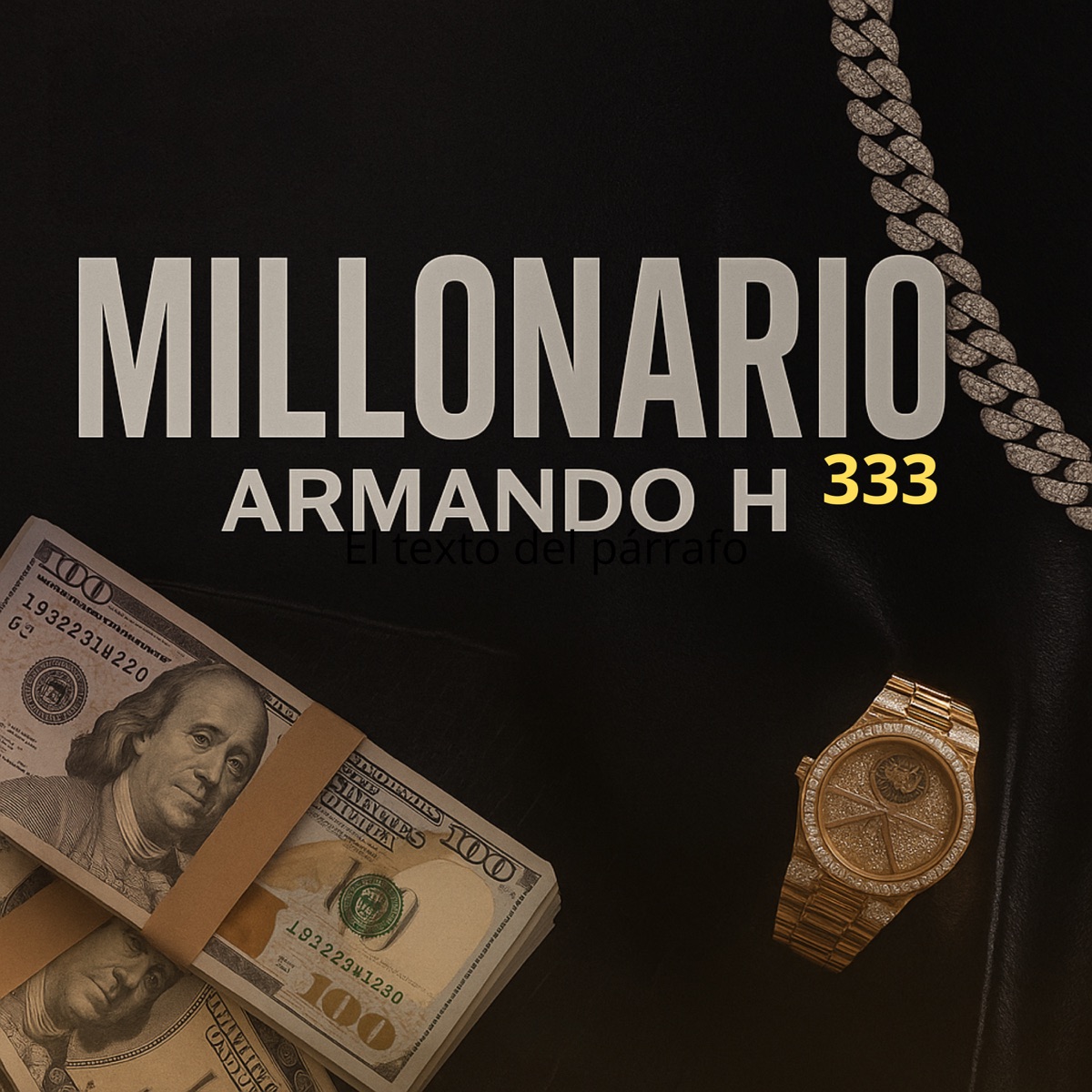 Millonario 333 - Single by Armando H album cover