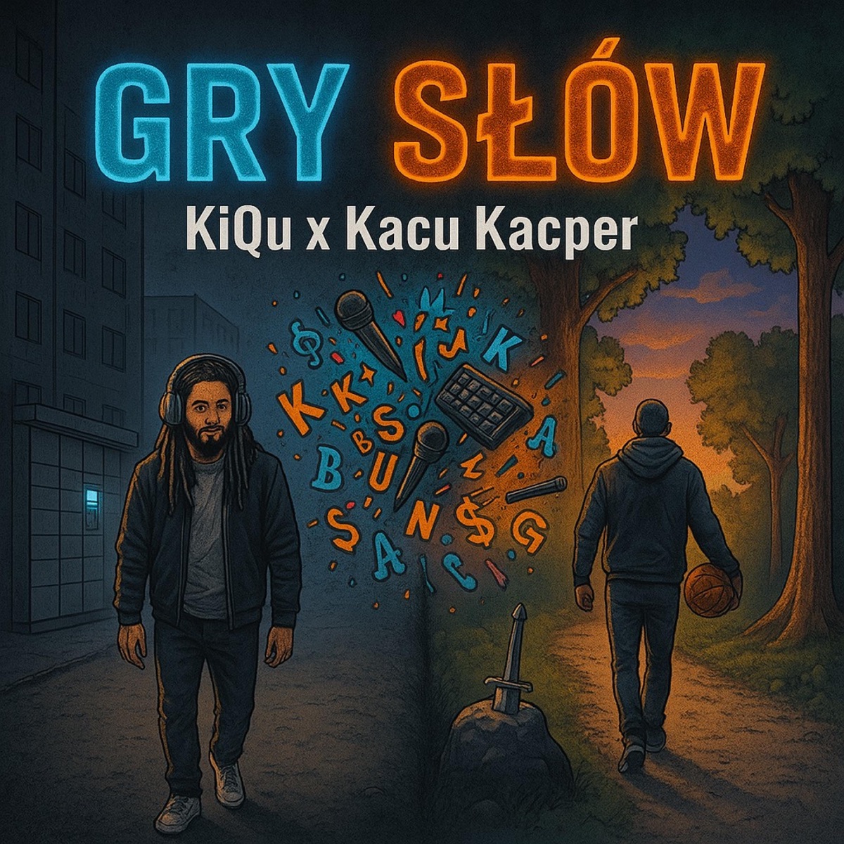 Gry Słów (feat. Kacu Kacper) - Single by KiQu album cover