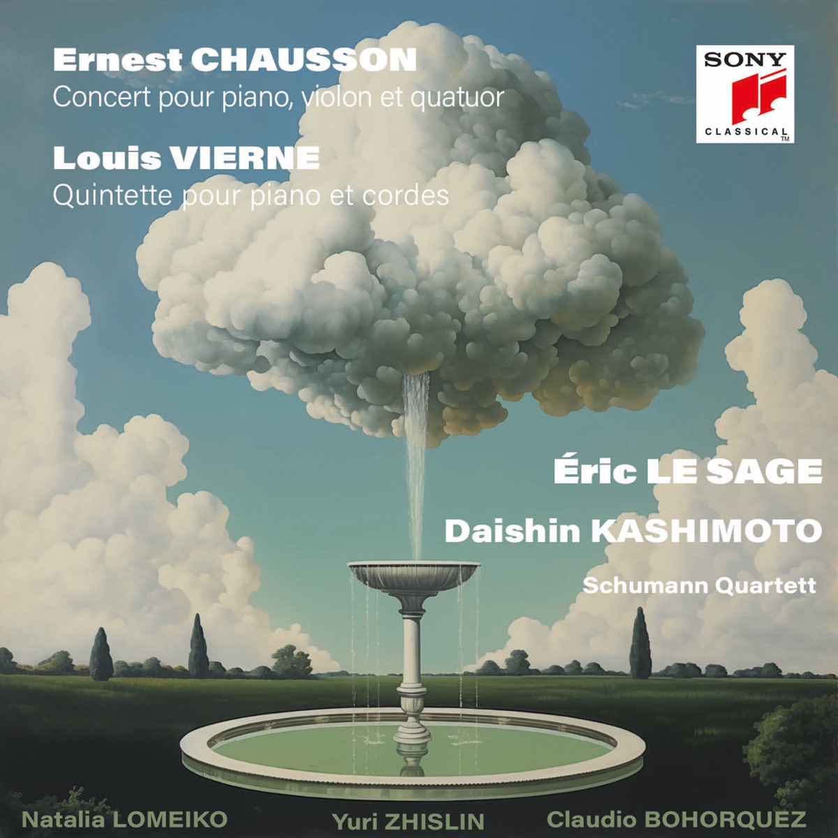 Concert de Chausson - Quintette de Vierne by Éric Le Sage & Daishin Kashimoto album cover
