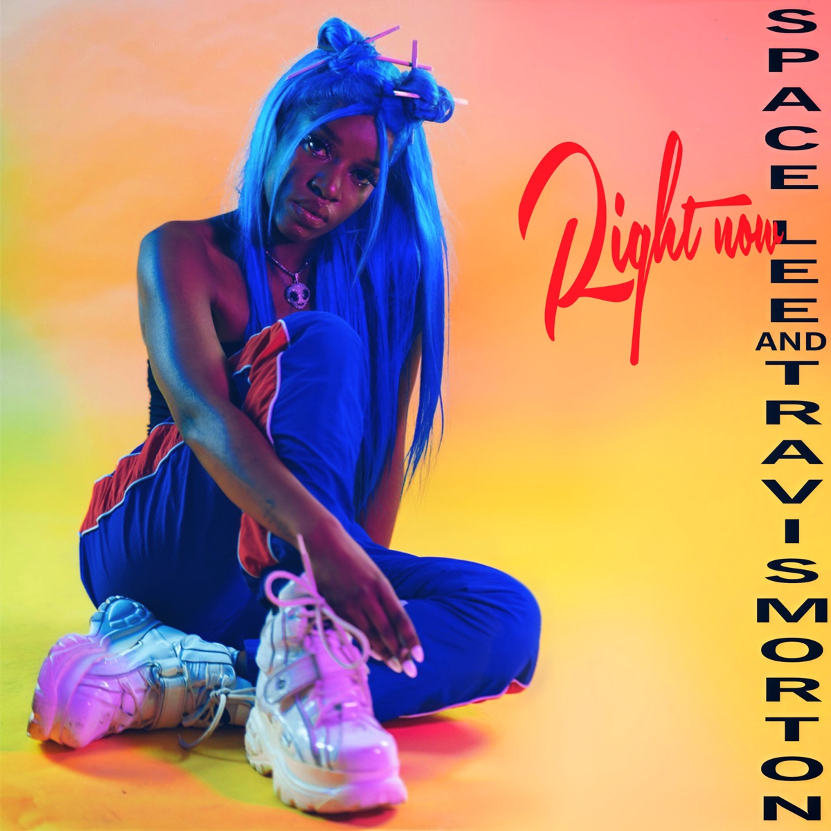 Right Now (feat. Space Lee THE DON) - Single by Travis Morton album cover