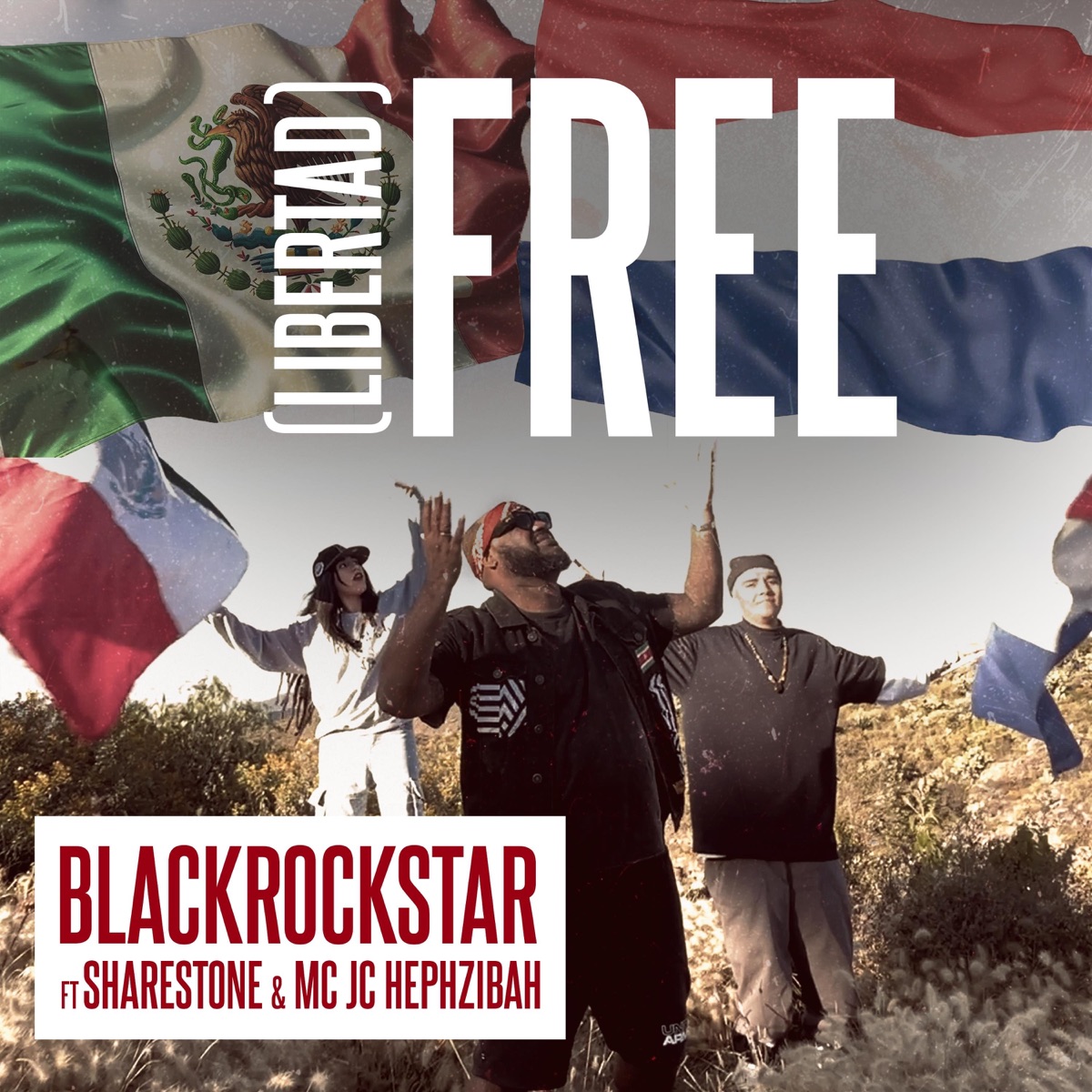 Free (Libertad) [feat. Sharestone & MC Jc Hephzibah] - Single by Blackrockstar album cover