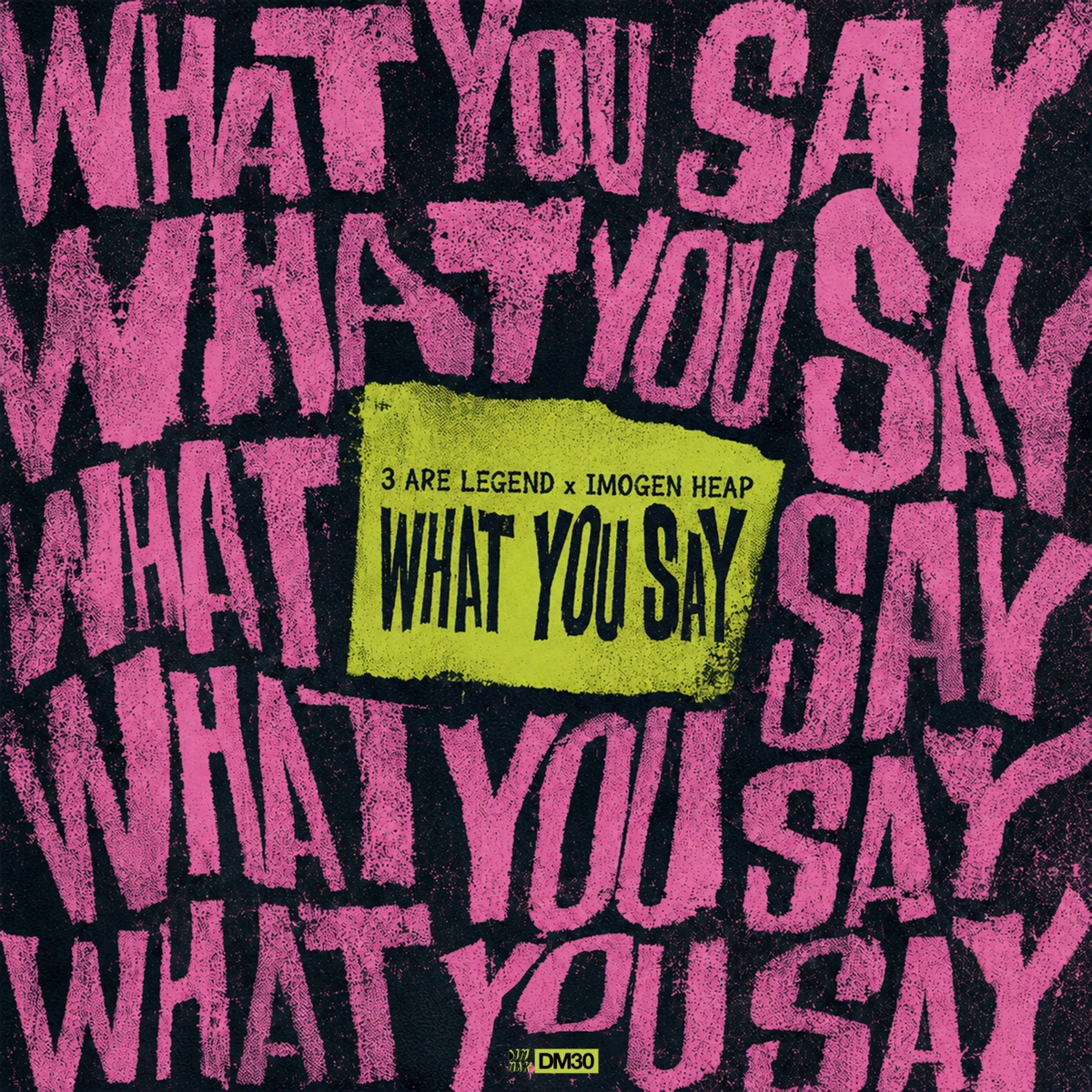 What You Say (feat. Imogen Heap) - Single by 3 Are Legend album cover