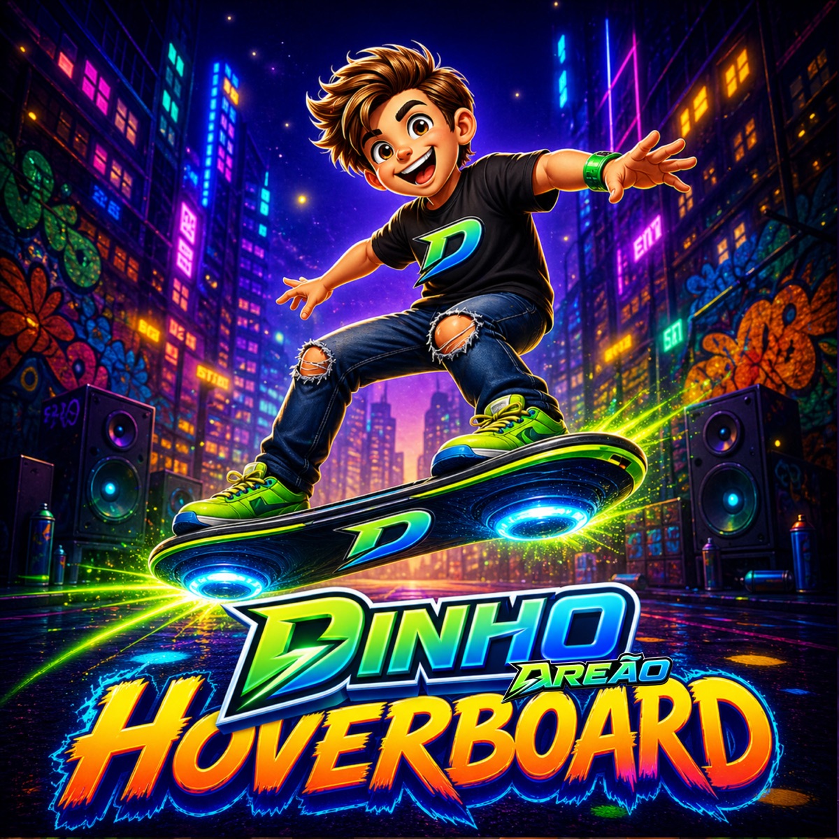Hoverboard - Single by Dinho Areão album cover