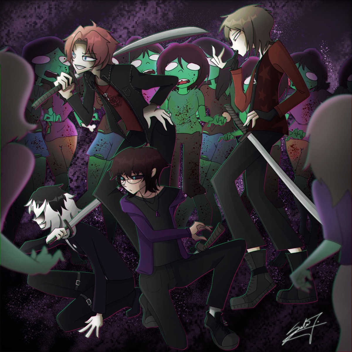 ZOMBIE - Single by 4LVIN, anticr1sis, avoidr & Hankz album cover