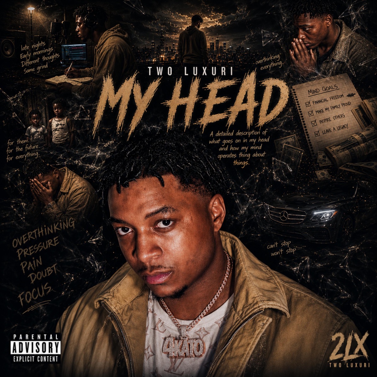 My Headdd - Single by Two Luxuri album cover