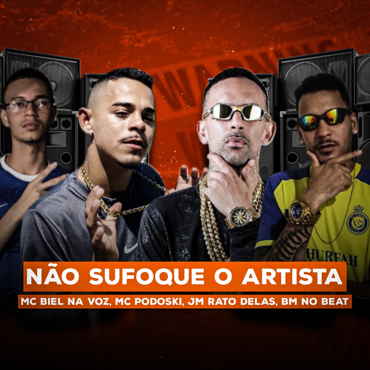 Não Sufoque o Artista - Single by Mc Biel na Voz, Jm Rato Delas, BM NO BEAT & Mc Podoski album cover