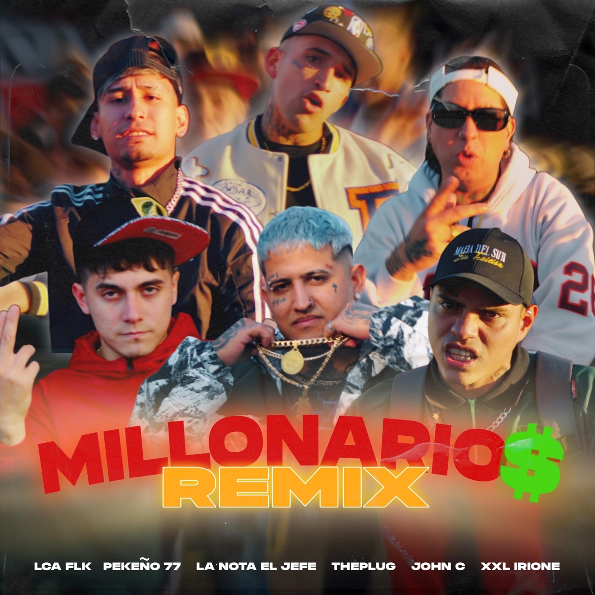 Millonario$ (Remix) - Single by La Nota El Jefe, Pekeño 77, John C, Theplug, LCA FLK & Xxl Irione album cover