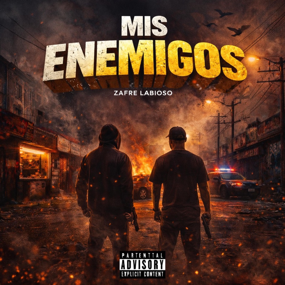 Mis Enemigos - Single by Zafre Labioso album cover