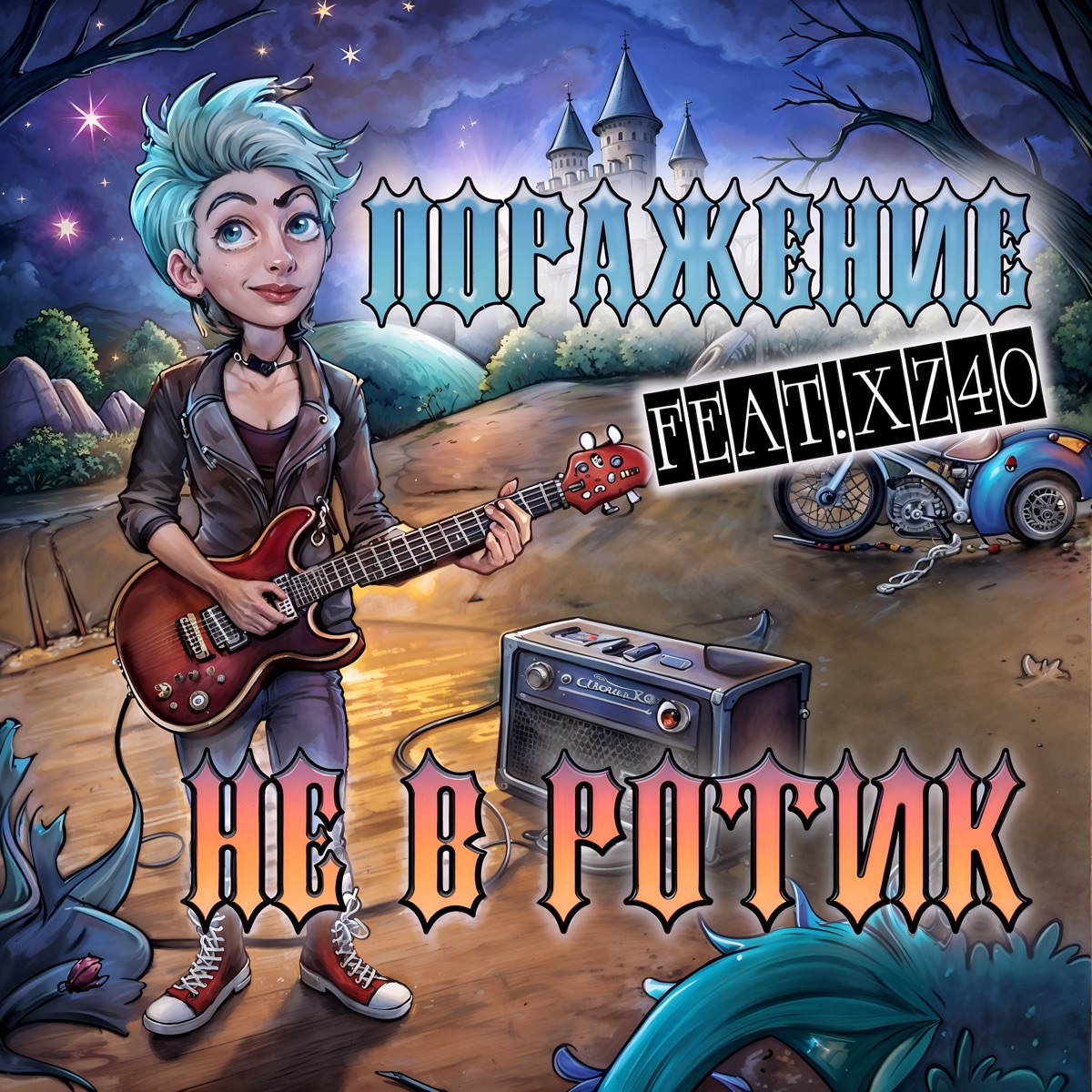 Не в ротик (feat. XZ4o) - Single by Поражение album cover