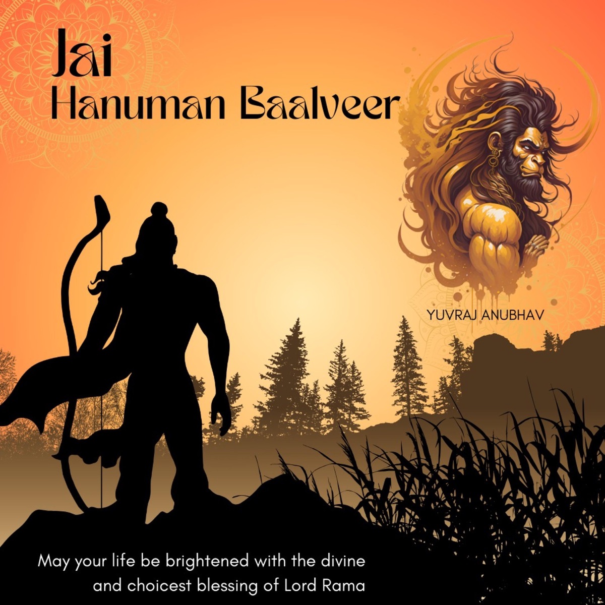 Jai Hanuman Baalveer(Lofi) (feat. Yuvraj Anubhav) - Single by Arghya Chatterjee album cover