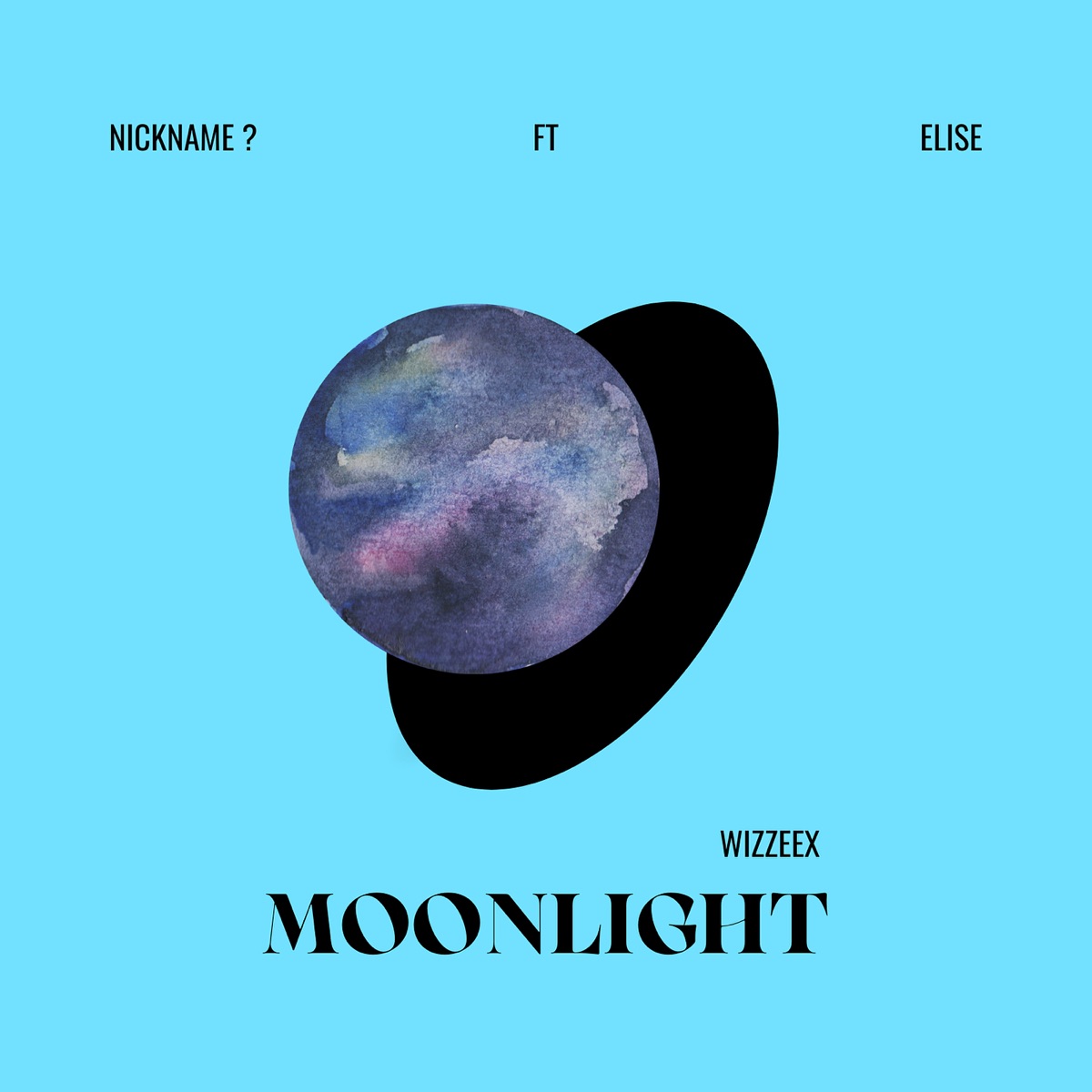 Moonlight (feat. Elise & nickname) - Single by Wizzeex album cover