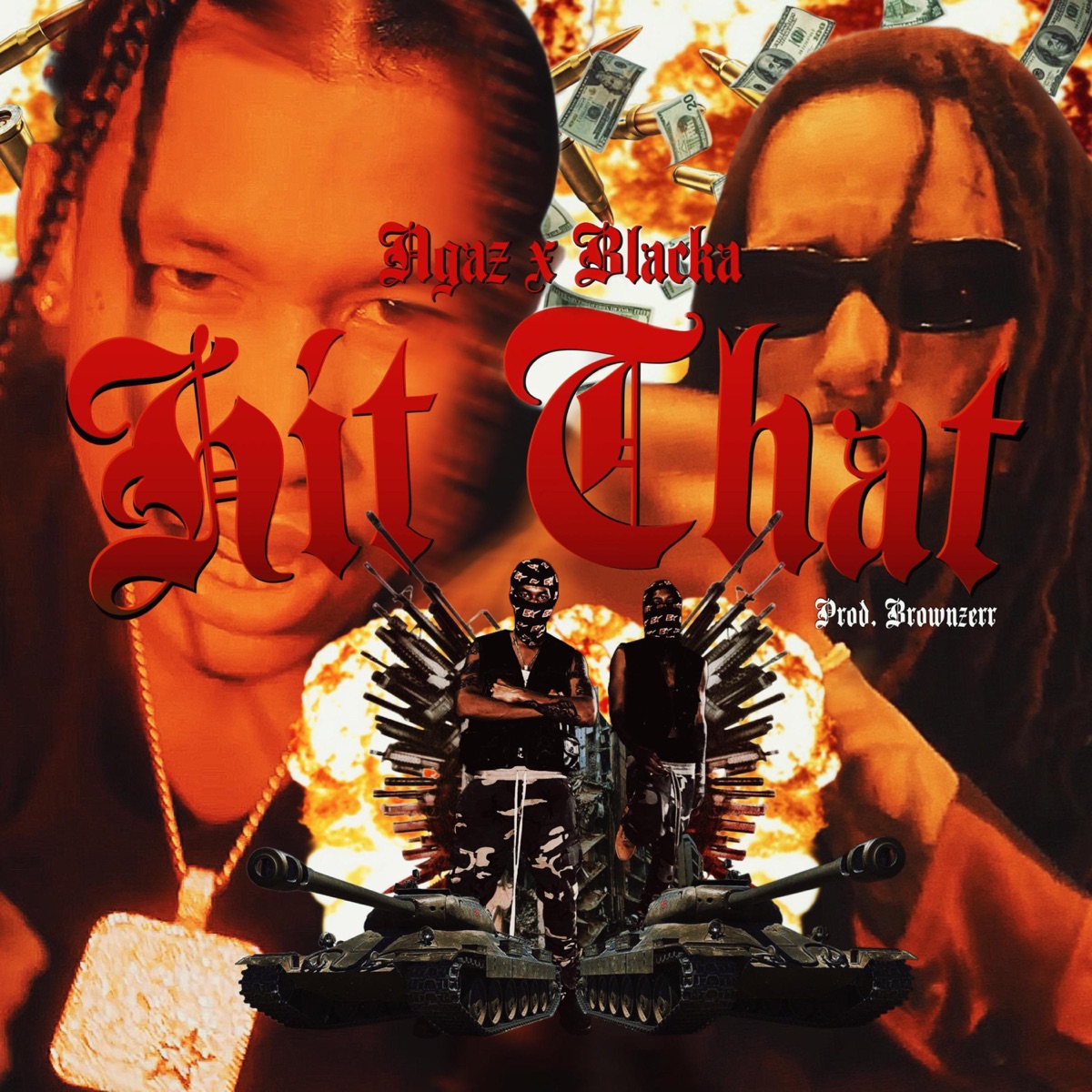 Hit That (feat. Blacka) - Single by Ngazyb album cover
