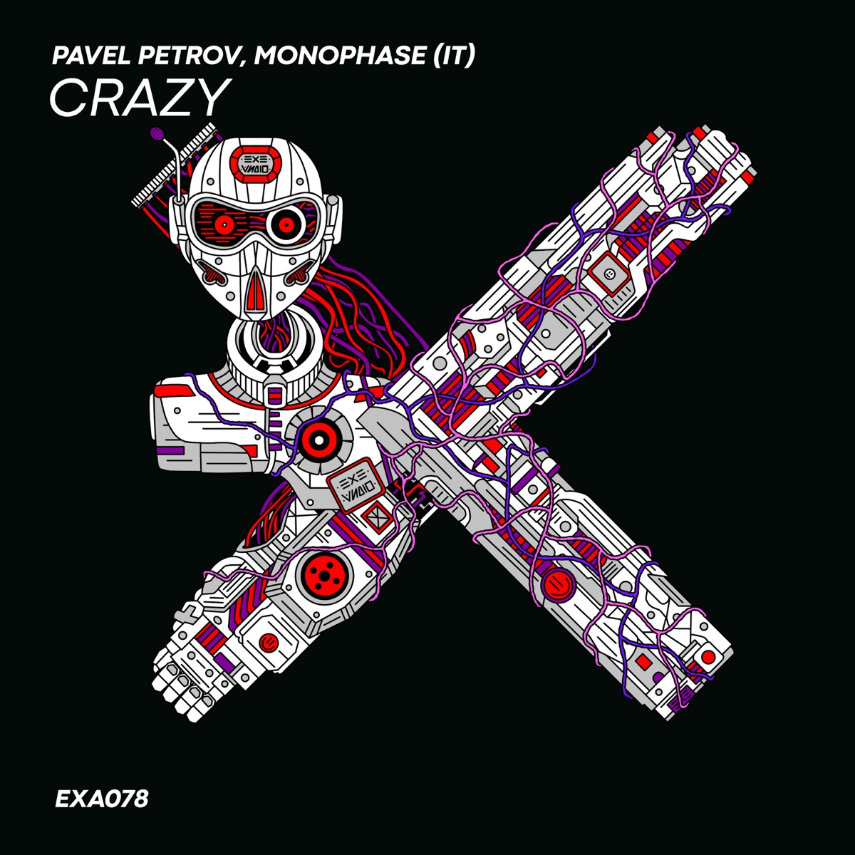 Crazy (Extended Mix) - Single by Pavel Petrov & Monophase (IT) album cover