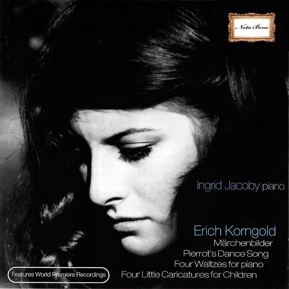 Erich Wolfgang Korngold: Piano Music by Ingrid Jacoby album cover