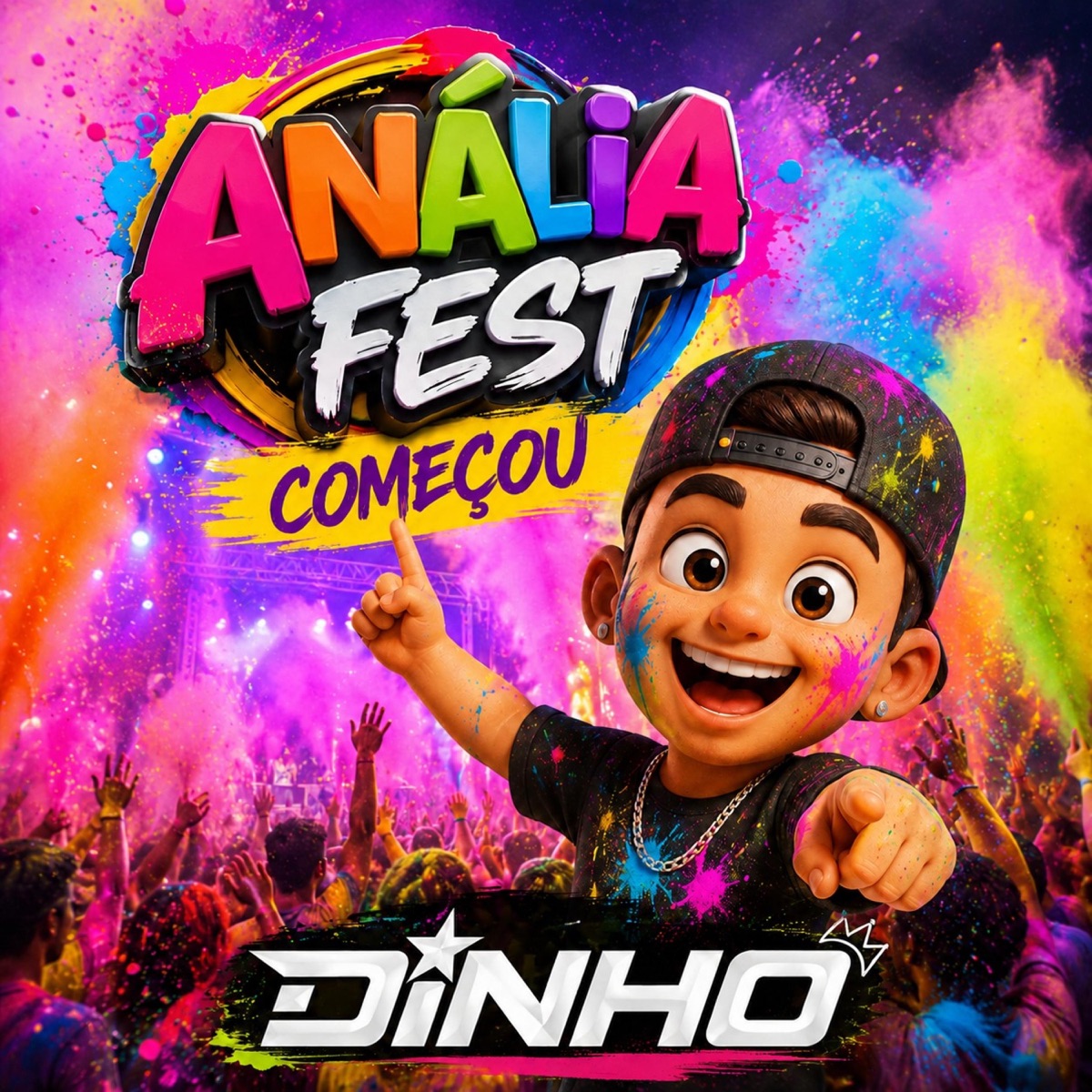 Anália Fest Começou - Single by Dinho Areão album cover