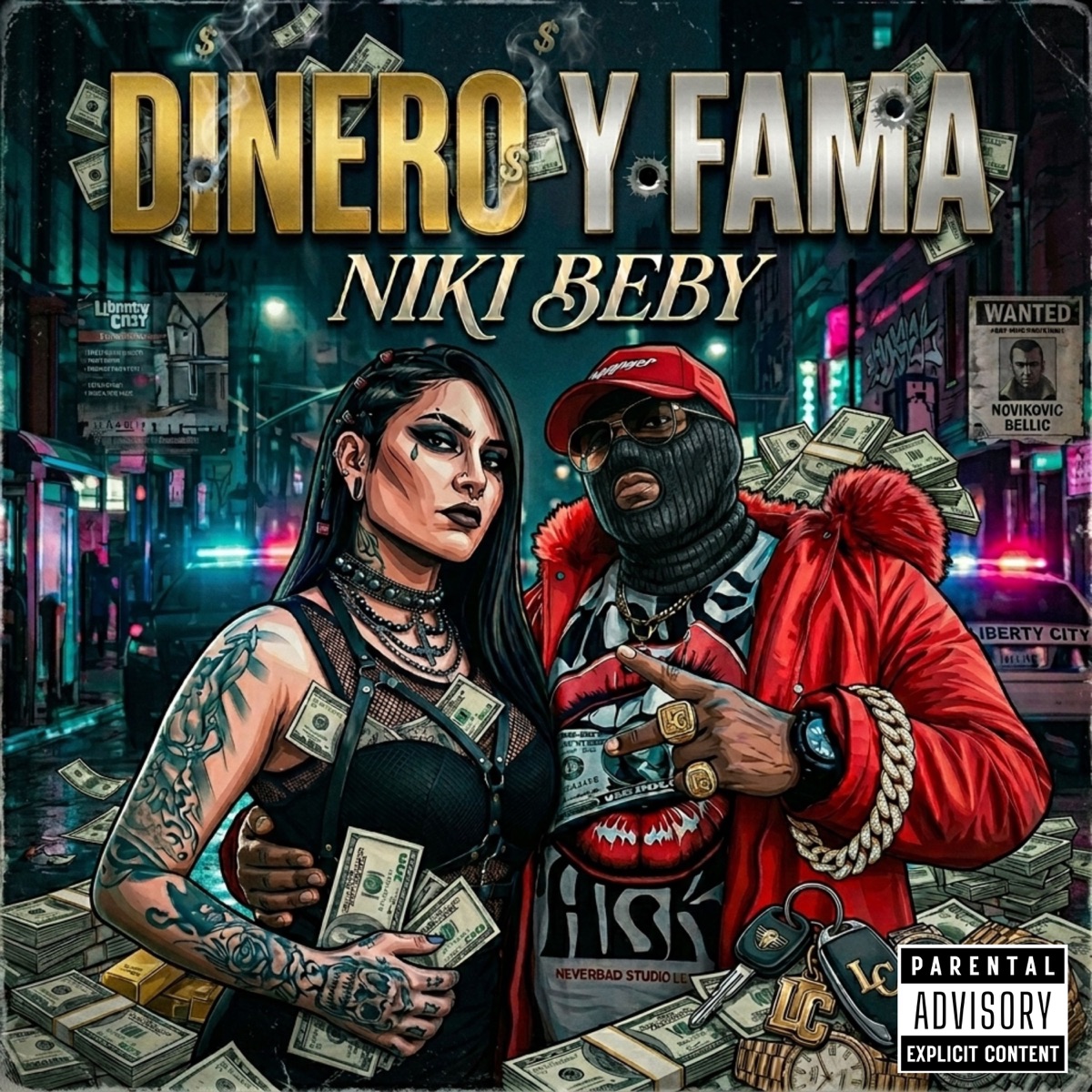 Dinero y Fama - Single by Niki Beby album cover