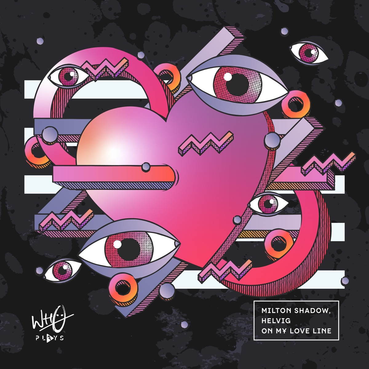 On My Love Line - Single by Milton Shadow & Helvig album cover